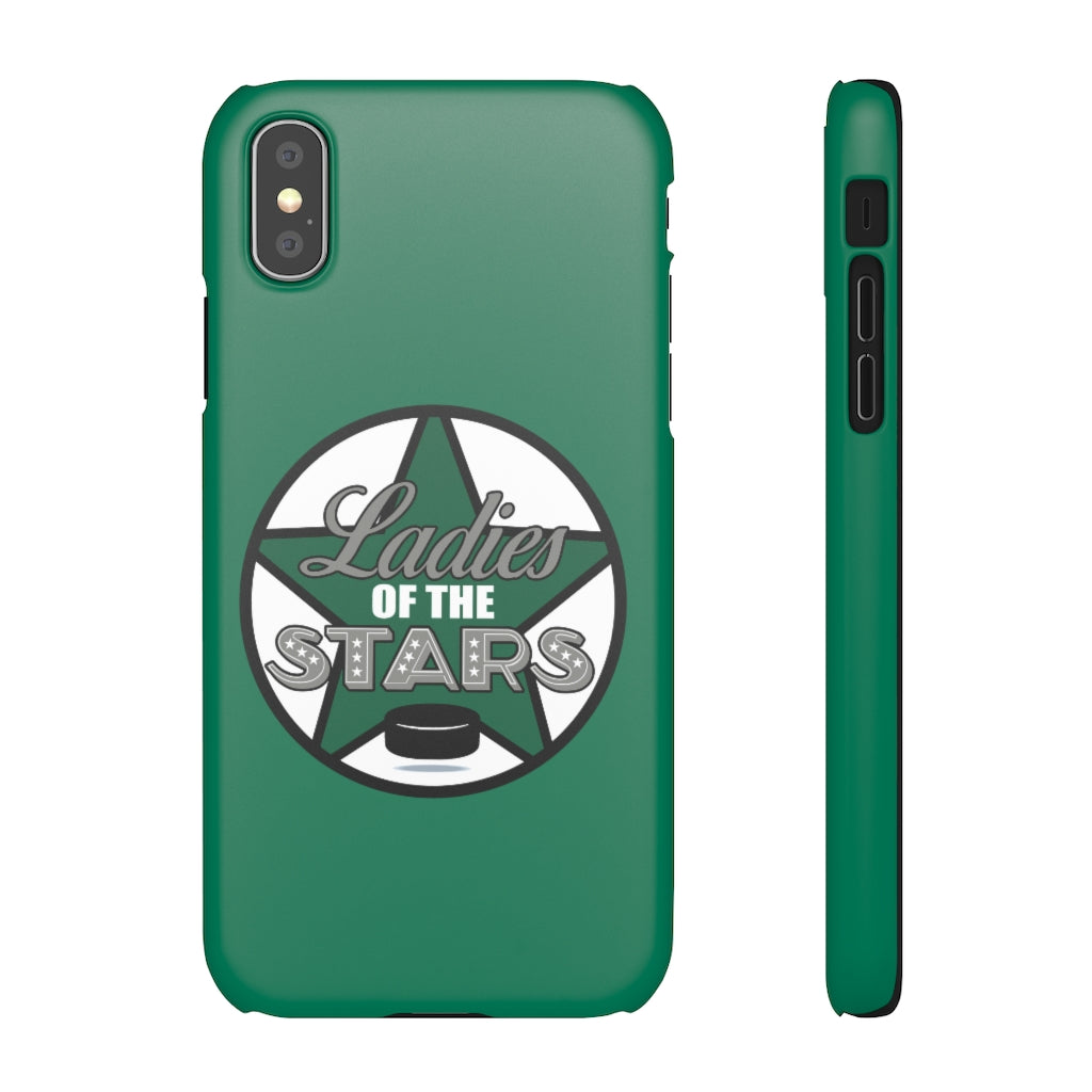 Ladies Of The Stars Snap Phone Cases In Victory Green