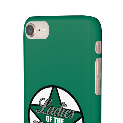 Ladies Of The Stars Snap Phone Cases In Victory Green