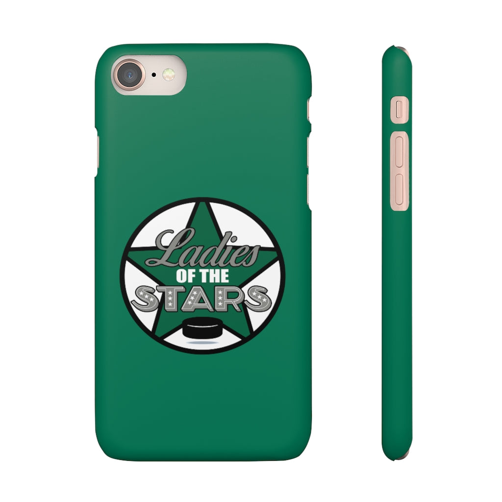 Ladies Of The Stars Snap Phone Cases In Victory Green