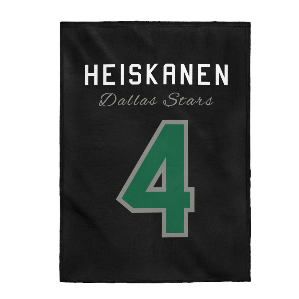 Heiskanen 4 Dallas Stars Velveteen Plush Blanket