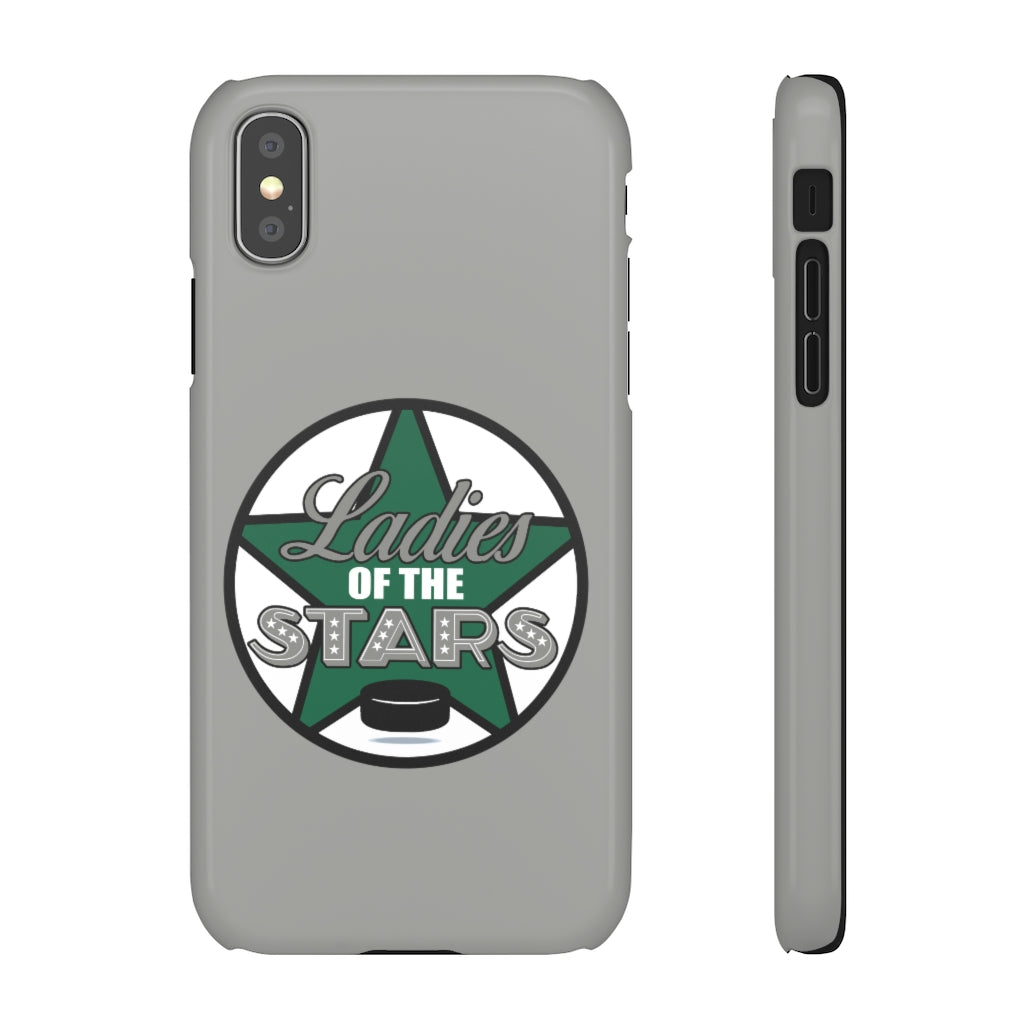 Ladies Of The Stars Snap Phone Cases In Silver