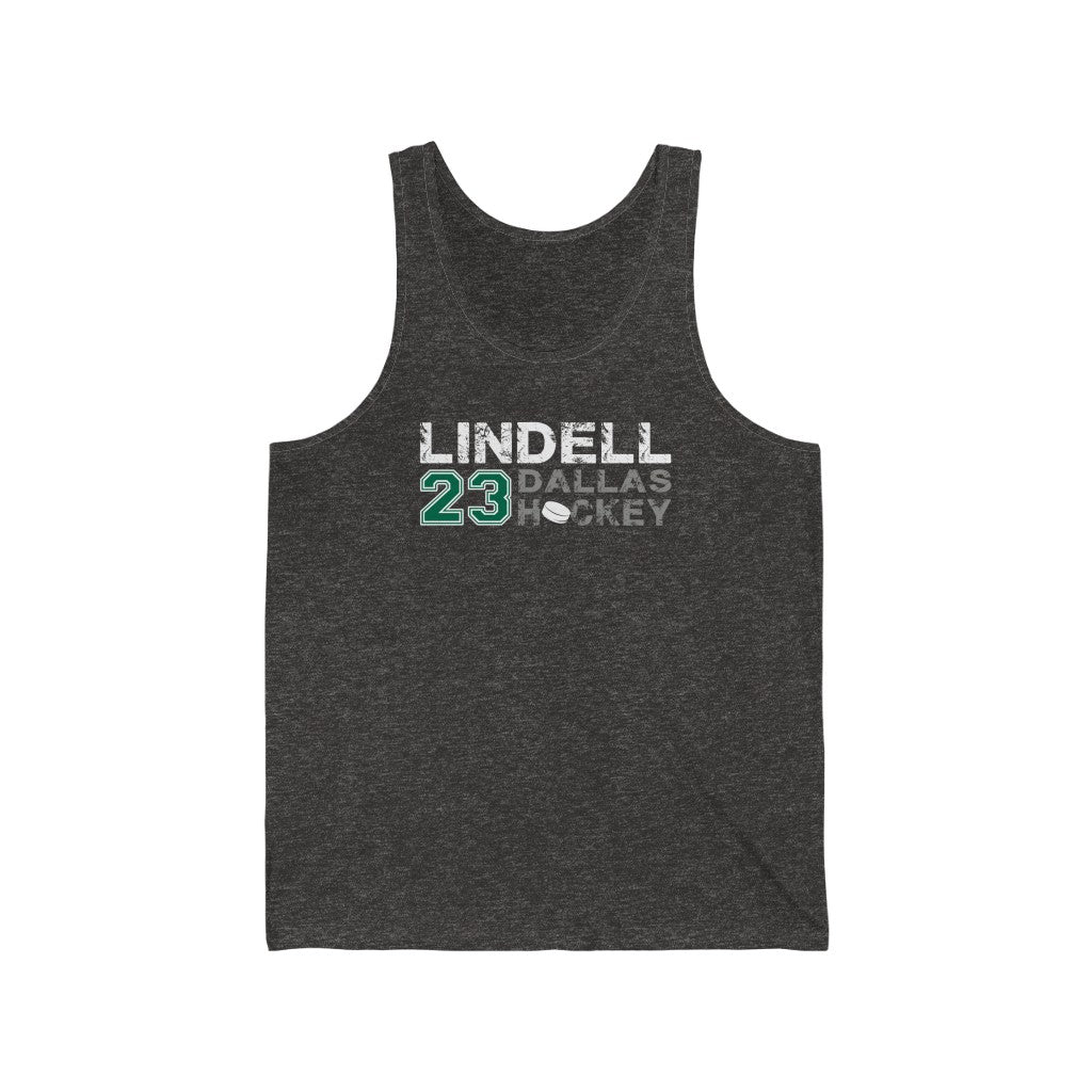 Lindell 23 Dallas Hockey Unisex Jersey Tank Top