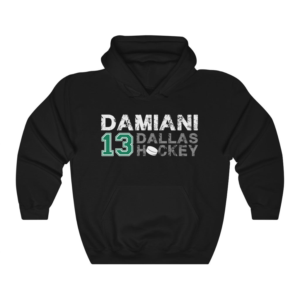 Damiani 13 Dallas Hockey Unisex Hooded Sweatshirt