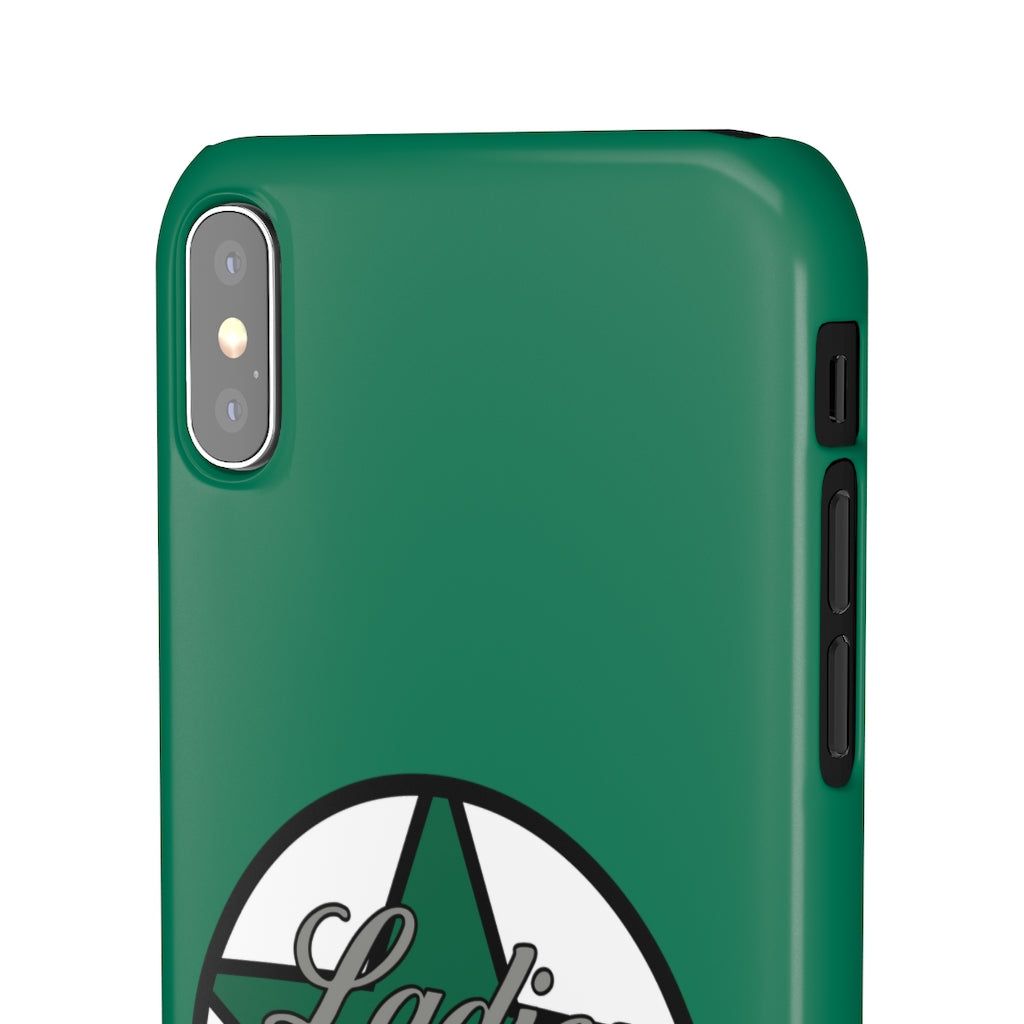 Ladies Of The Stars Snap Phone Cases In Victory Green