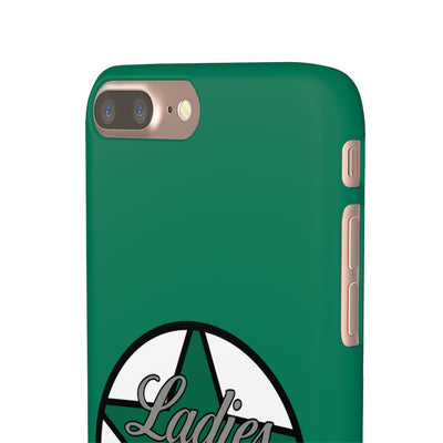 Ladies Of The Stars Snap Phone Cases In Victory Green