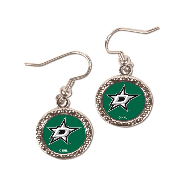 Dallas Stars Logo Dangle Earrings