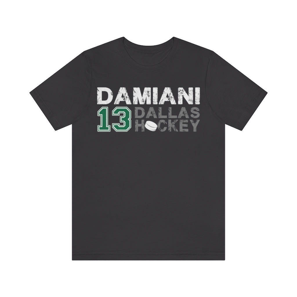 Damiani 13 Dallas Hockey Unisex Jersey Tee