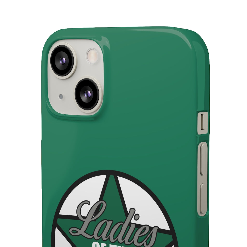 Ladies Of The Stars Snap Phone Cases In Victory Green