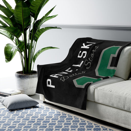 Pavelski 16 Dallas Stars Velveteen Plush Blanket