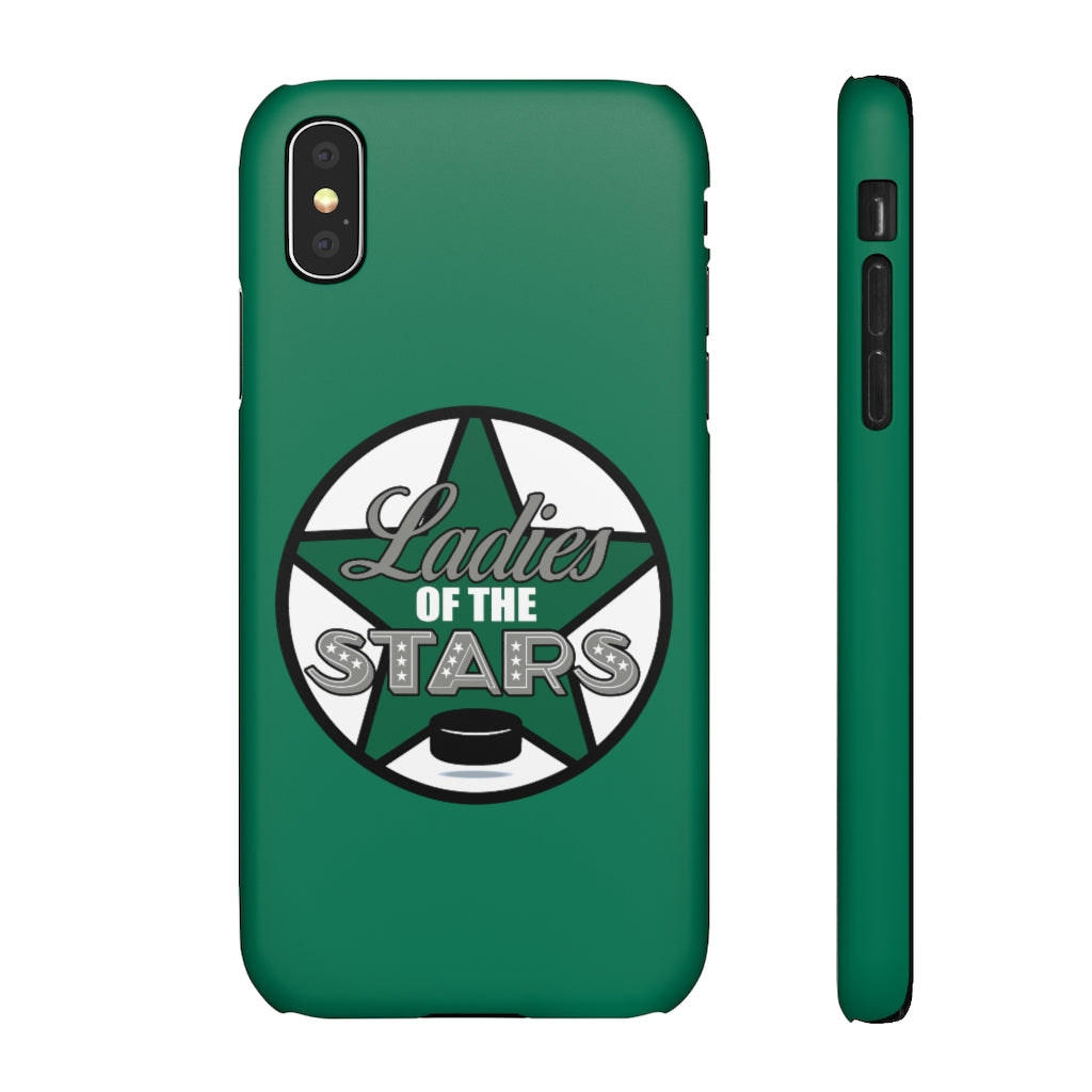 Ladies Of The Stars Snap Phone Cases In Victory Green