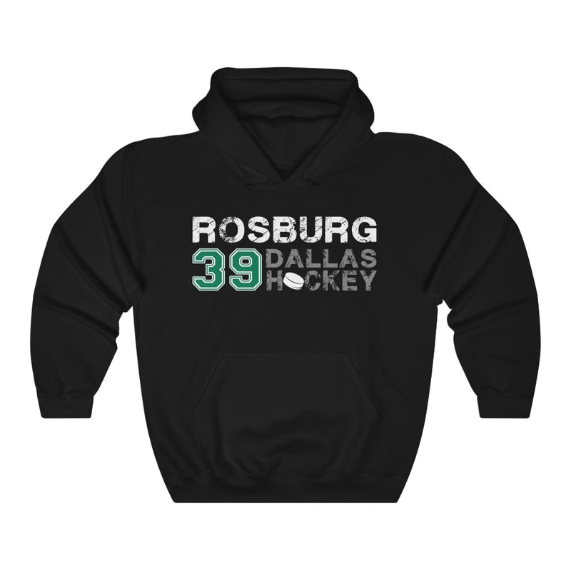 Rosburg 39 Dallas Hockey Unisex Hooded Sweatshirt