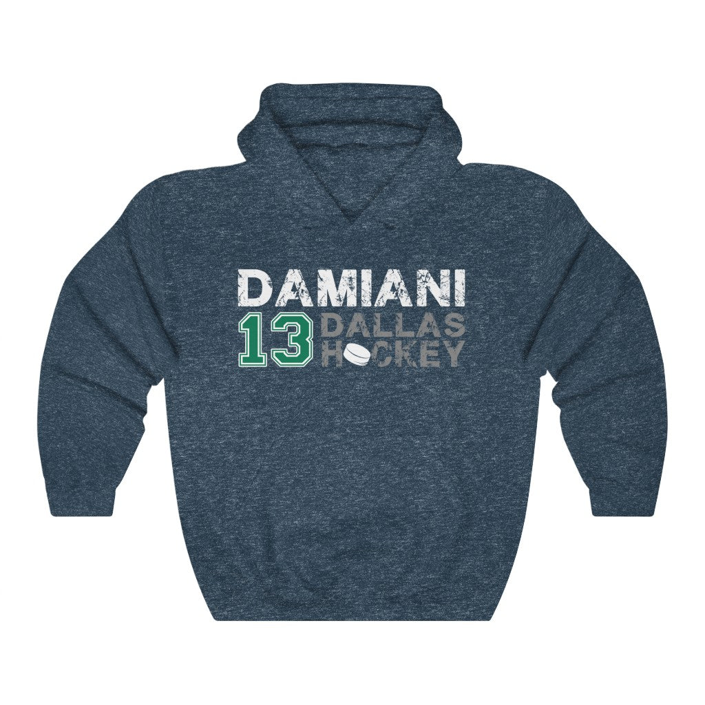 Damiani 13 Dallas Hockey Unisex Hooded Sweatshirt