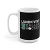 Lundkvist 5 Dallas Hockey Ceramic Coffee Mug In Black, 15oz