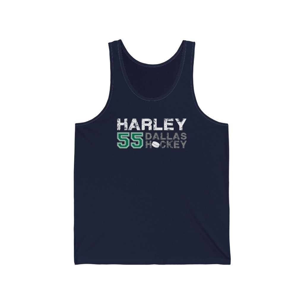 Harley 55 Dallas Hockey Unisex Jersey Tank Top