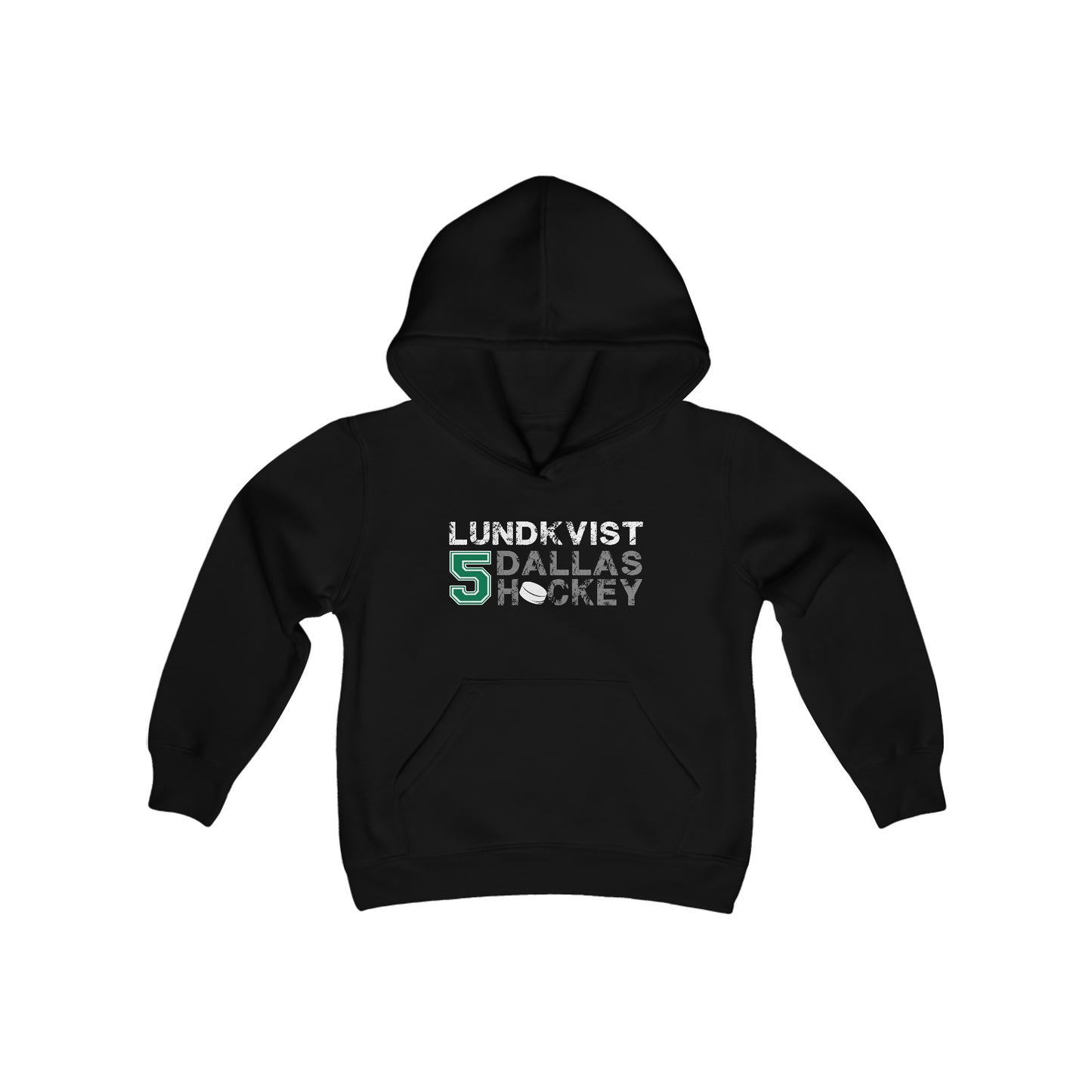 Lundkvist 5 Dallas Hockey Youth Hooded Sweatshirt