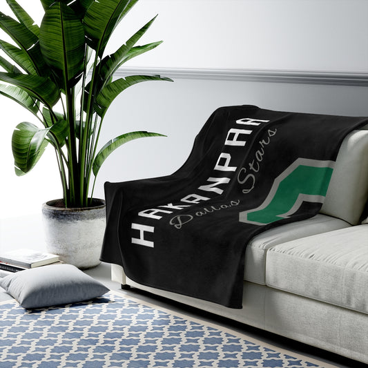 Hakanpaa 2 Dallas Stars Velveteen Plush Blanket