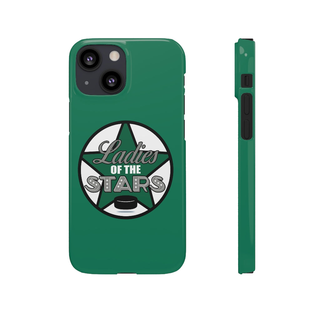 Ladies Of The Stars Snap Phone Cases In Victory Green