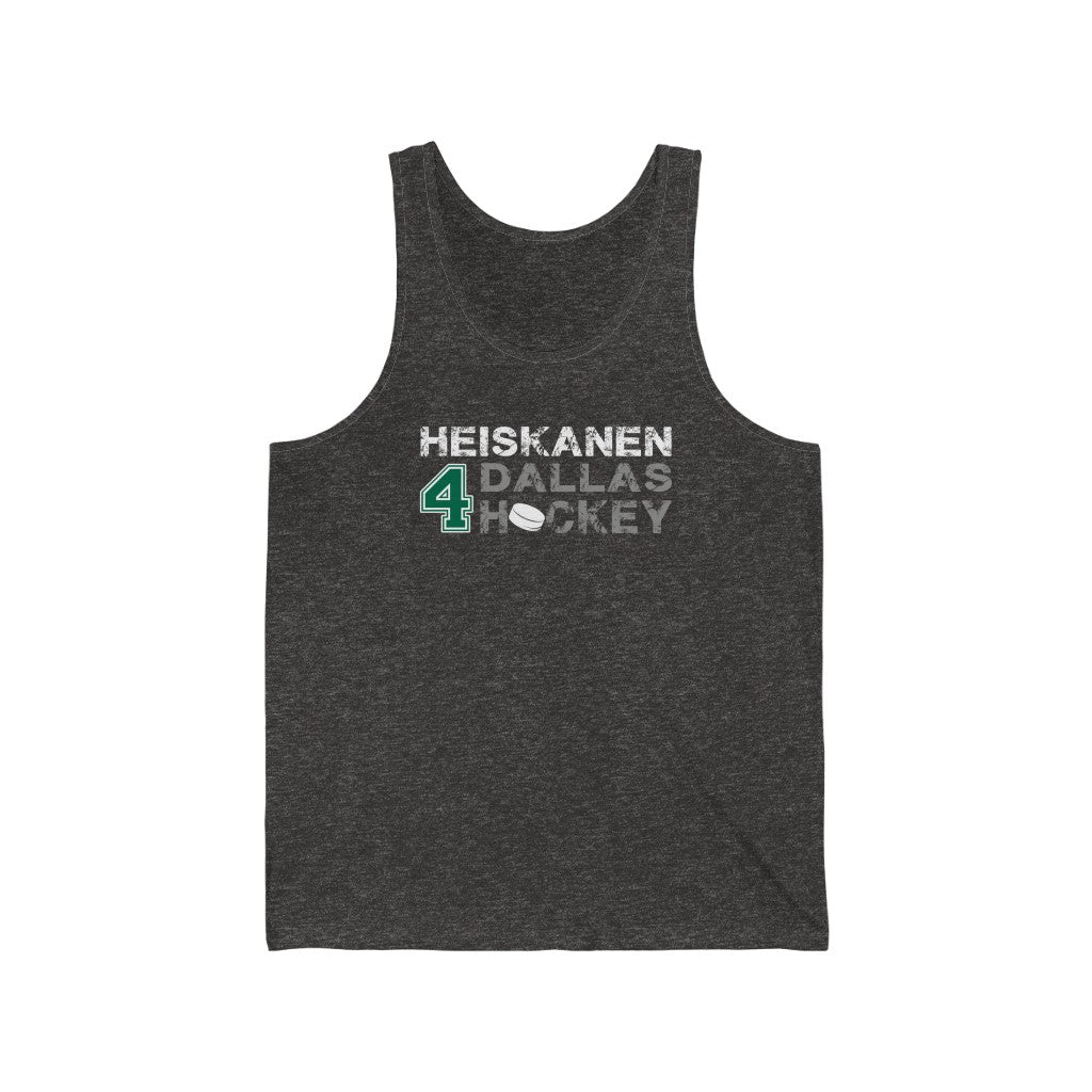 Heiskanen 4 Dallas Hockey Unisex Jersey Tank Top