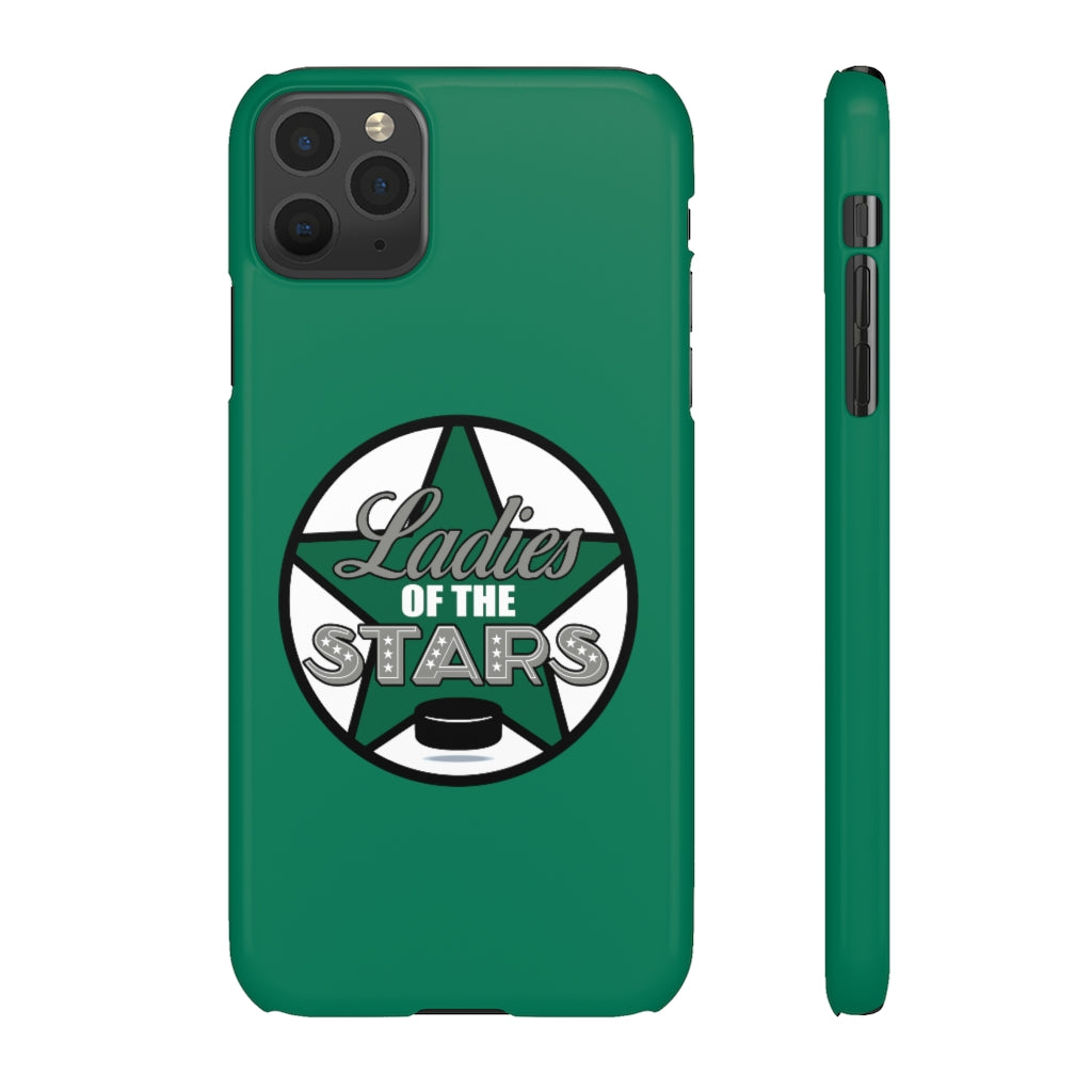 Ladies Of The Stars Snap Phone Cases In Victory Green