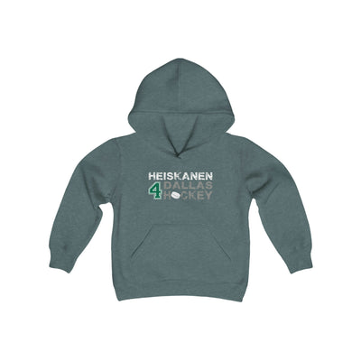 Heiskanen 4 Dallas Hockey Youth Hooded Sweatshirt