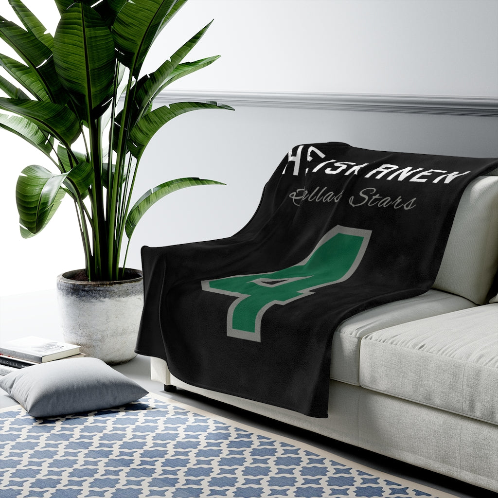 Heiskanen 4 Dallas Stars Velveteen Plush Blanket