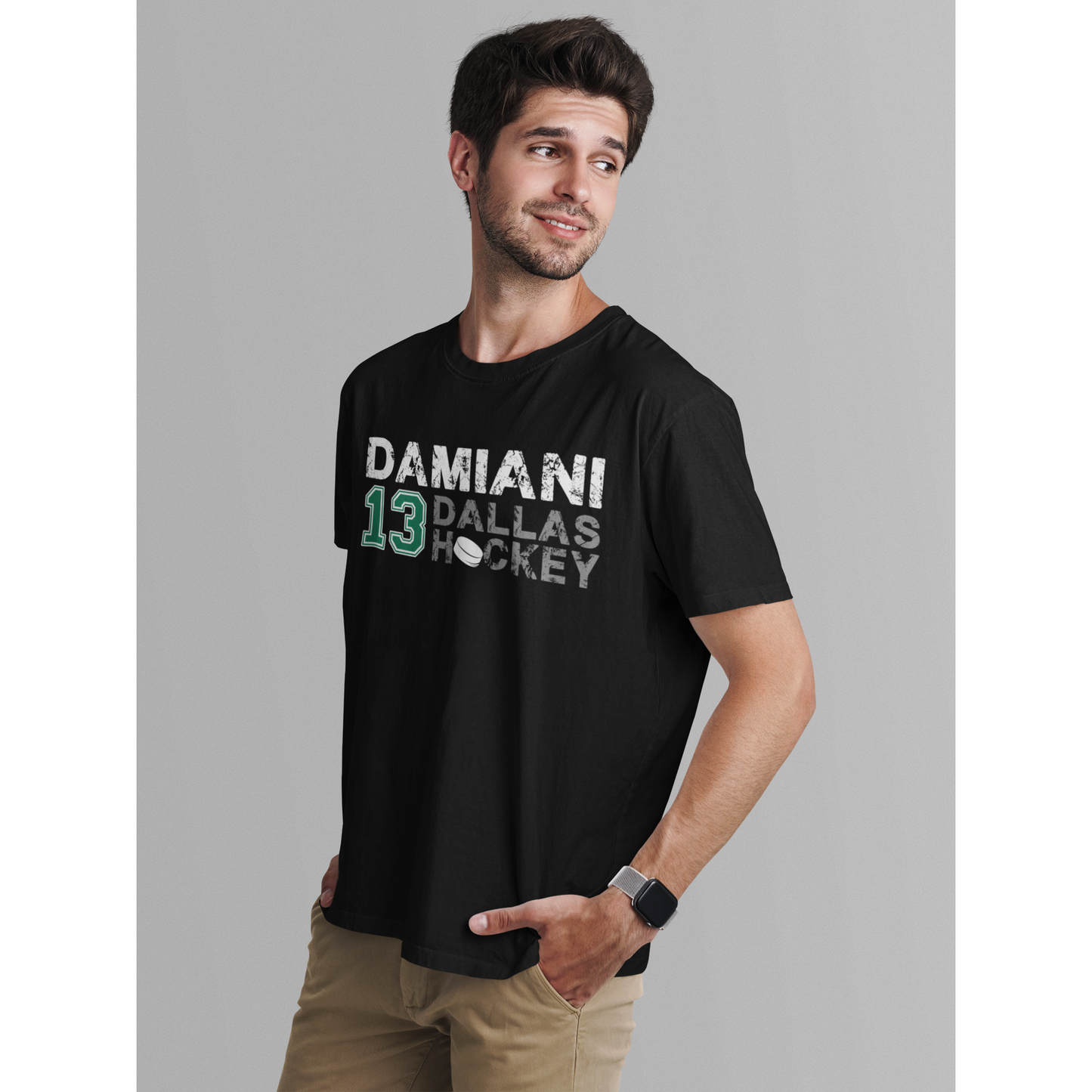 Damiani 13 Dallas Hockey Unisex Jersey Tee