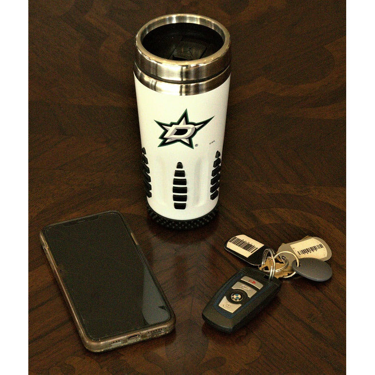 Dallas Stars White Huntsville Travel Mug, 16 oz.