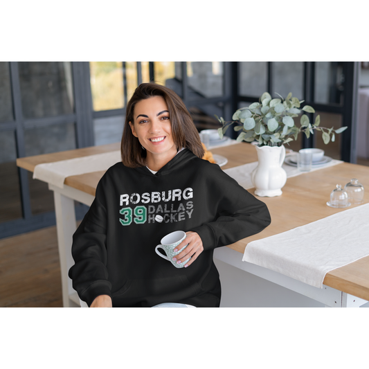 Rosburg 39 Dallas Hockey Unisex Hooded Sweatshirt