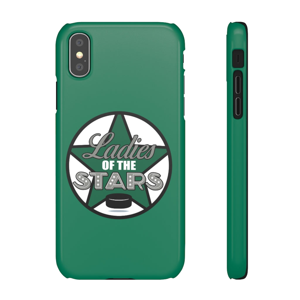 Ladies Of The Stars Snap Phone Cases In Victory Green