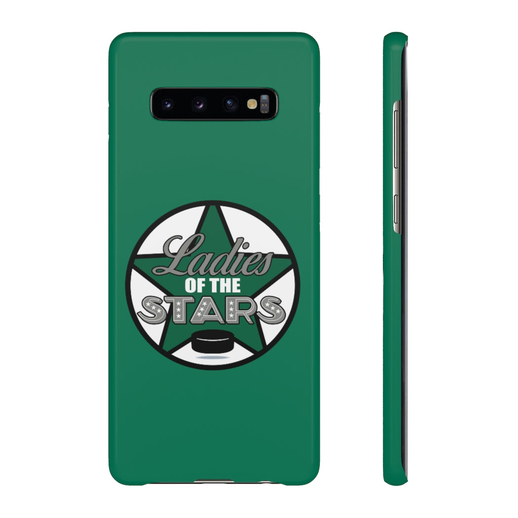 Ladies Of The Stars Snap Phone Cases In Victory Green