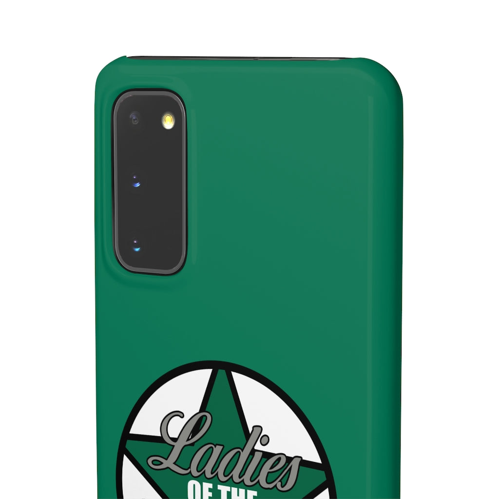 Ladies Of The Stars Snap Phone Cases In Victory Green