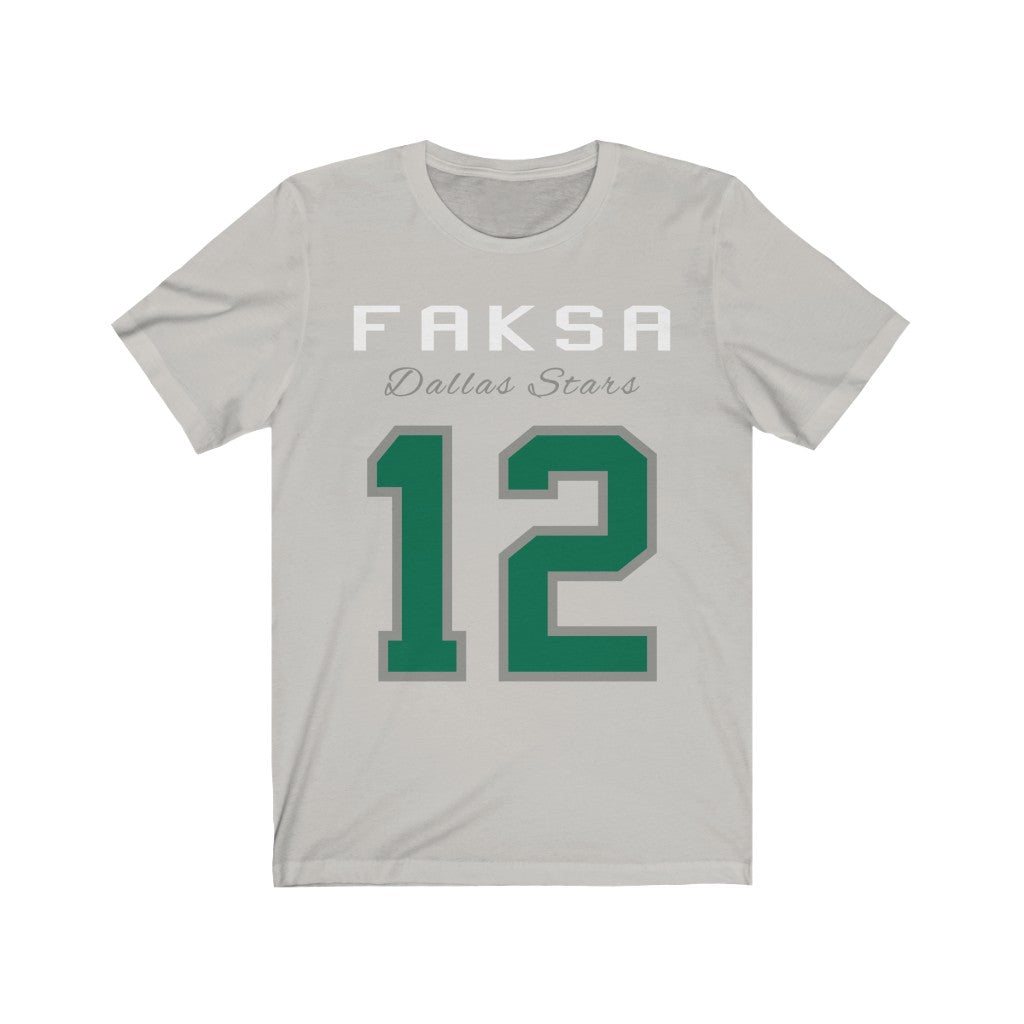 Faksa 12 Dallas Hockey Unisex Jersey Tee