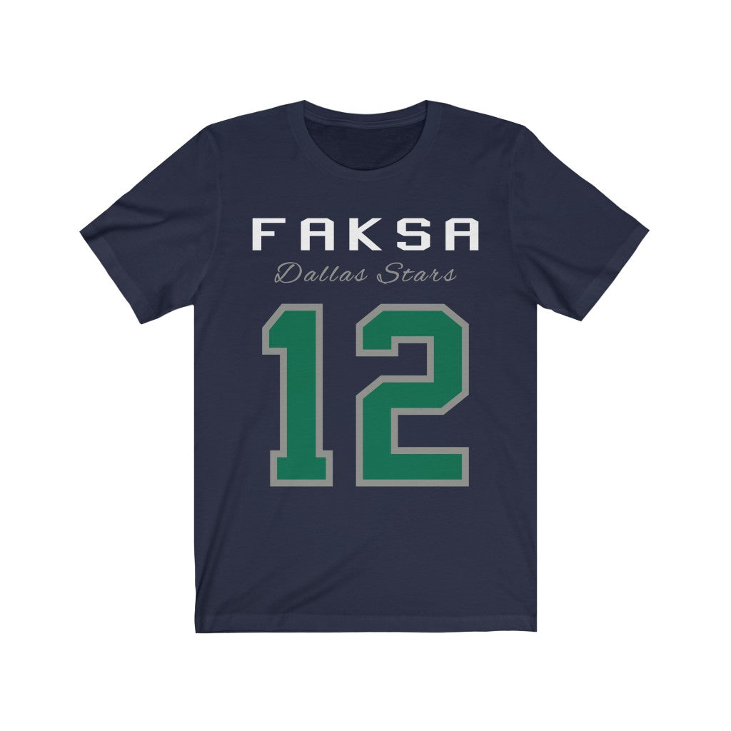 Faksa 12 Dallas Hockey Unisex Jersey Tee