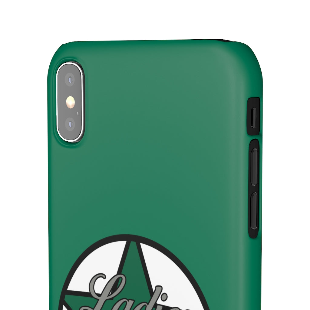 Ladies Of The Stars Snap Phone Cases In Victory Green