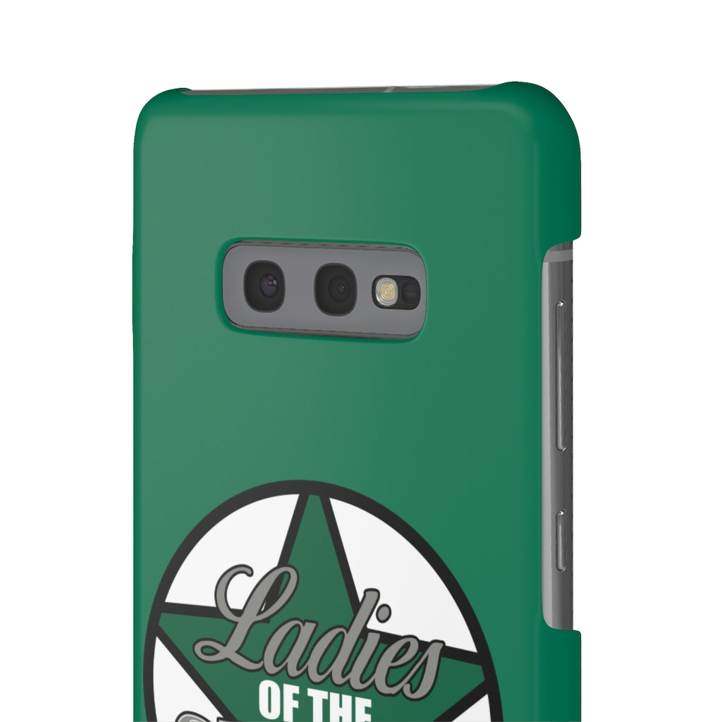 Ladies Of The Stars Snap Phone Cases In Victory Green