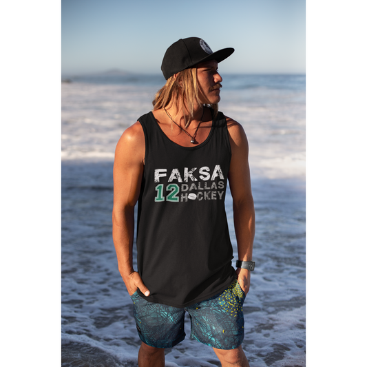 Faksa 12 Dallas Hockey Unisex Jersey Tank Top