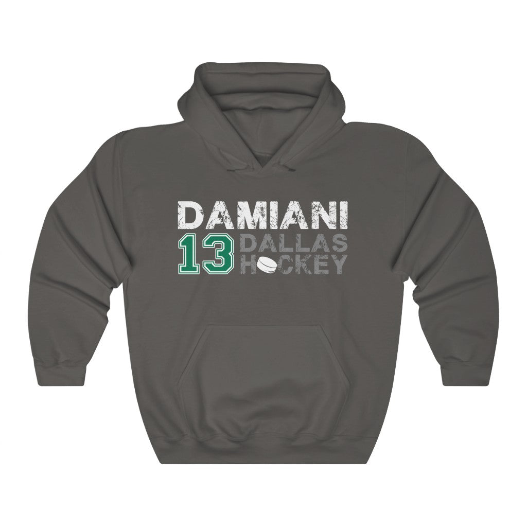 Damiani 13 Dallas Hockey Unisex Hooded Sweatshirt