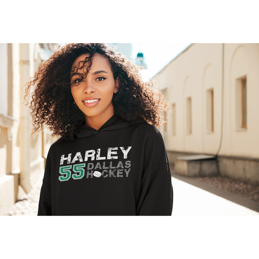 Harley 55 Dallas Hockey Unisex Hooded Sweatshirt