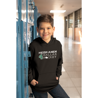 Heiskanen 4 Dallas Hockey Youth Hooded Sweatshirt