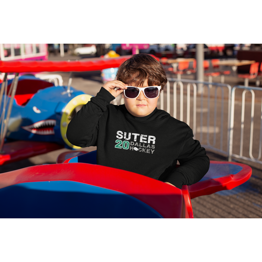 Suter 20 Dallas Hockey Youth Hooded Sweatshirt