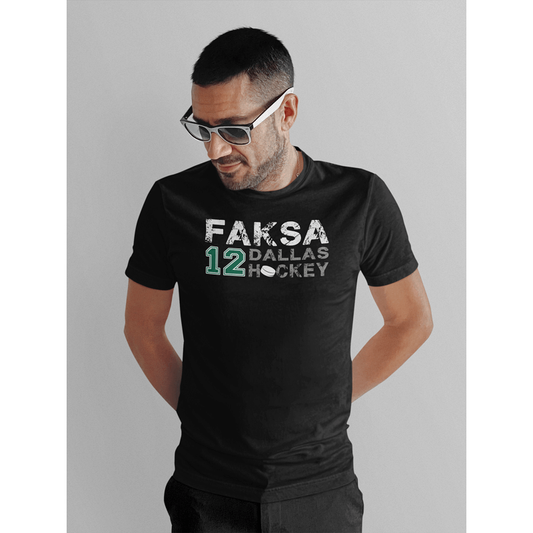 Faksa 12 Dallas Hockey Unisex Jersey Tee